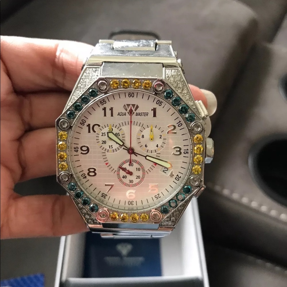 SOLD.   Already Aqua Master Octagon 4.50 CT